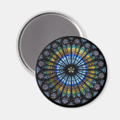 Rosette Straßburger Münster Magnet (Vorderseite/Rückseite)