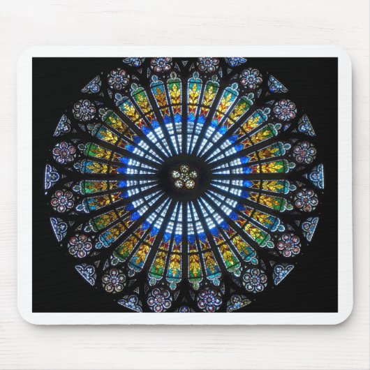 Rosette Straßburger Münster Mousepad (Vorne)