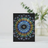 Rosette Straßburger Münster Postkarte (Stehend Vorderseite)