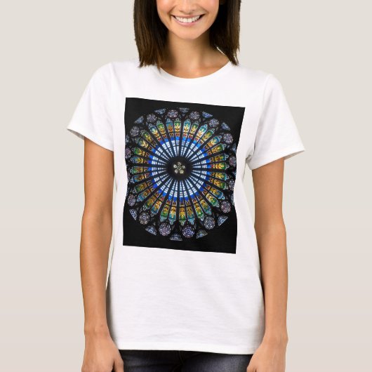Rosette Straßburger Münster T-Shirt (Vorderseite)