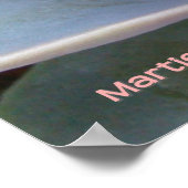 Rosette Succulent Beauty Poster (Ecke)