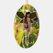 Rosette Succulent Besucher Keramikornament (Rechts)