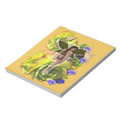 Rosette Succulent Besucher Notizblock (Rotiert)