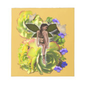 Rosette Succulent Besucher Notizblock (Vorderseite)