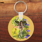 Rosette Succulent Besucher Schlüsselanhänger (Vorderseite)