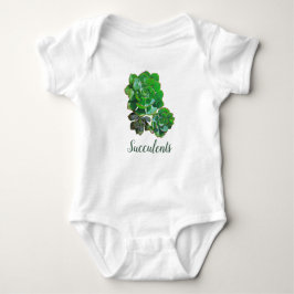 Rosette Succulents Baby Bodysuit Baby Strampler