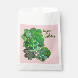 Rosette Succulents bevorzugen Bags Geschenktütchen
