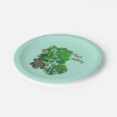 Rosette Succulents Paper Teller (Schrägansicht)