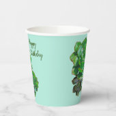 Rosette Succules Paper Cups Pappbecher (Links)