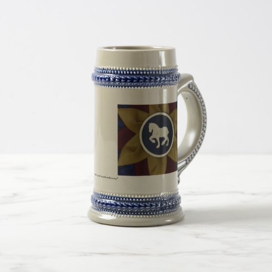 Rosette-Tasse Bierglas (VorderseiteRechts)