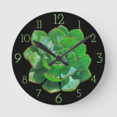 Rosette-Uhr Runde Wanduhr (Vorderseite)