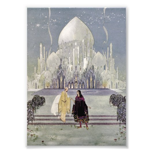 Rosette und Prinz Charmant Fotodruck (Vorne)