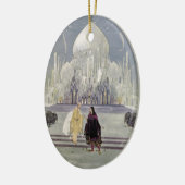 Rosette und Prinz Charmant Keramikornament (Links)