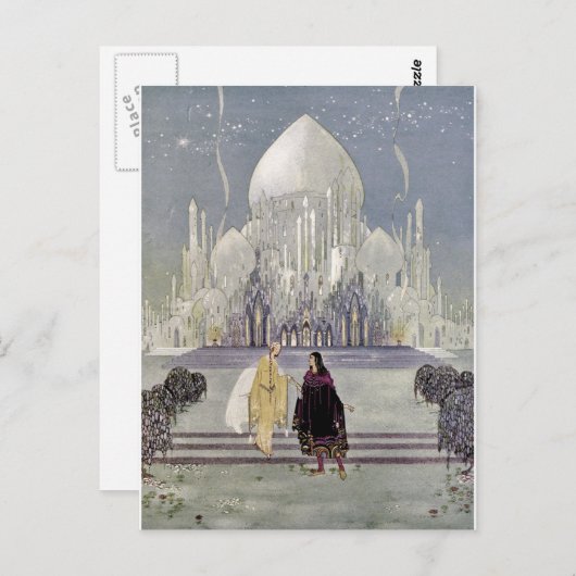 Rosette und Prinz Charmant Postkarte (Vorne/Hinten)