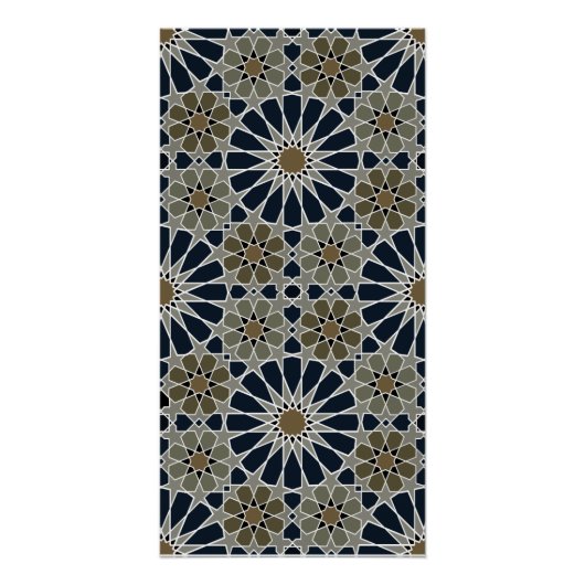 Rosetten marokkanischen Stil 2 der 16 und 8 Poster (Vorderseite)