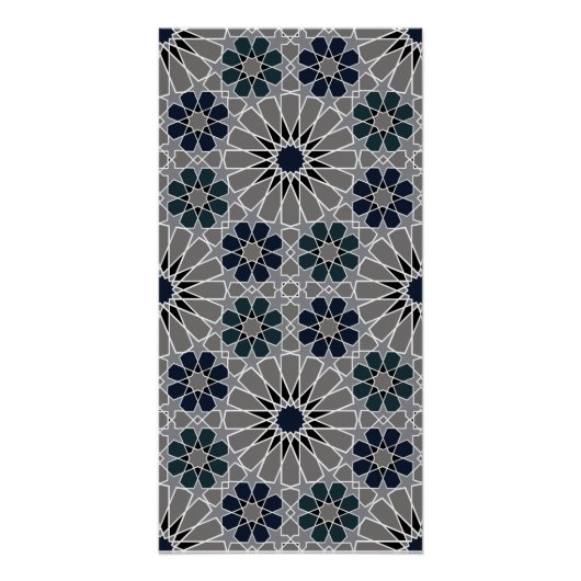 Rosetten marokkanischen Stil 3 der 16 und 8 Poster (Vorderseite)