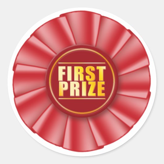 Rosettensticker Runder Aufkleber (Vorderseite)