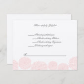 Rosettes Cream Hebrew Jüdische Hochzeit RSVP (Vorne/Hinten)