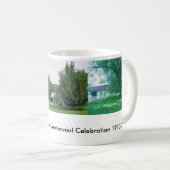 Roseville bedeckte Brücken-Tasse Kaffeetasse (VorderseiteRechts)