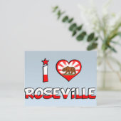 Roseville, CA Postkarte (Stehend Vorderseite)