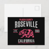 Roseville Postkarte (Vorne/Hinten)