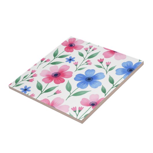 Rosewater Bloom Delight Fliese (Seite)