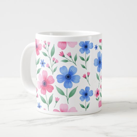  Rosewater Bloom Delight Jumbo-Tasse (Vorderseite Links)