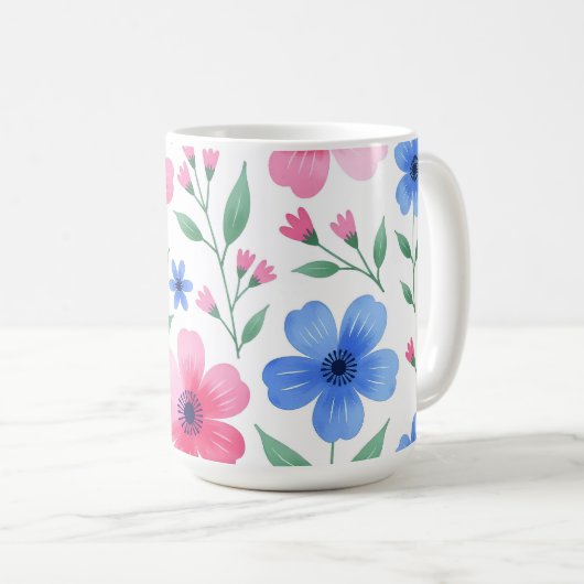 Rosewater Bloom Delight Kaffeetasse (VorderseiteRechts)