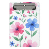  Rosewater Bloom Delight Mini Klemmbrett (Vorderseite)