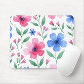 Rosewater Bloom Delight Mousepad (Mit Mouse)
