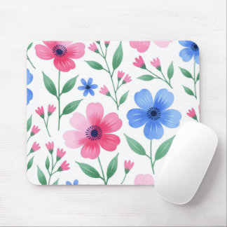  Rosewater Bloom Delight Mousepad