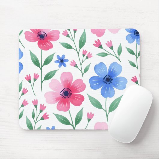  Rosewater Bloom Delight Mousepad (Mit Mouse)