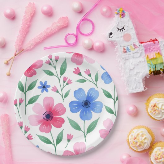  Rosewater Bloom Delight Pappteller (Party)