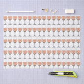Roséwein-Glas-Seidenpapier Seidenpapier (Handwerk)