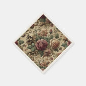 Rosewood Crematory - Gothic Floral Pillow Serviette (Ecke)