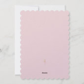 Rosewood CurlyQue Weihnachtsbaumen Feiertagskarte (Rückseite)