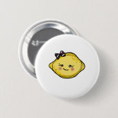 rosey cheeked Kopf der Zitrone vol25 Button (Vorne & Hinten)