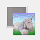 Rosey das Einhorn Magnet (Vorderseite/Rückseite)
