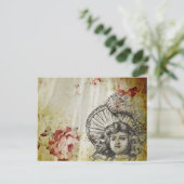 Rosey Dolly Postkarte (Stehend Vorderseite)