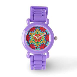 Rosey Kaleidoskop-Uhr Armbanduhr