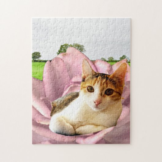 Rosey Kitty Puzzle (Vertikal)