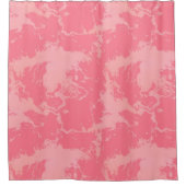 Rosey rosa abstrakt duschvorhang (Vorderseite)