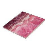 Rosey Rosen-Quarz-Kristall Fliese (Seite)