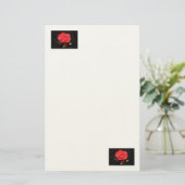 Rosey Stationery Briefpapier (Stehend Vorderseite)