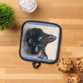 Rosey the Siamese Cat Oven Mitts & Pot Holders Topflappen (Oben Unten)