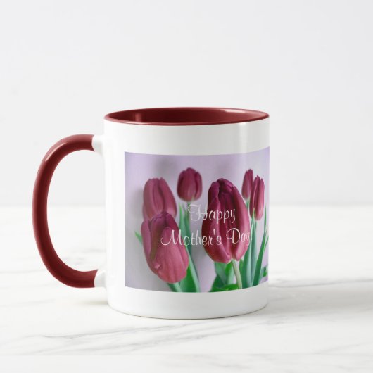 Rosey Tulips IV Tasse (Links)