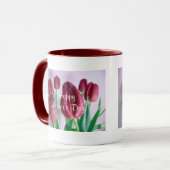 Rosey Tulips IV Tasse (Vorderseite Links)