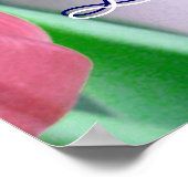 Rosey Tulips zum Muttertag Poster (Ecke)