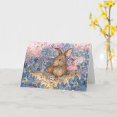 "Rosey u. Klopfer-" Karte (Gelbe Blume)