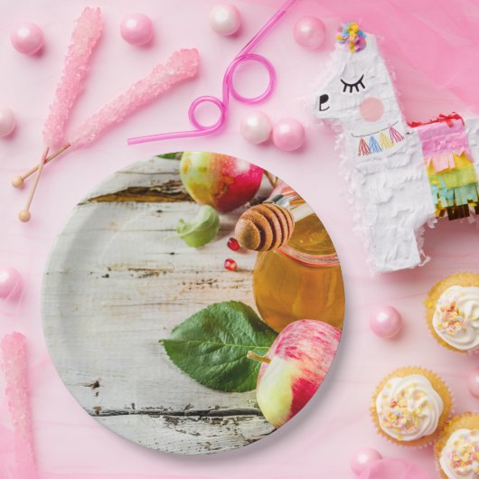 Rosh HaShana 9" Papierplatte Pappteller (Party)